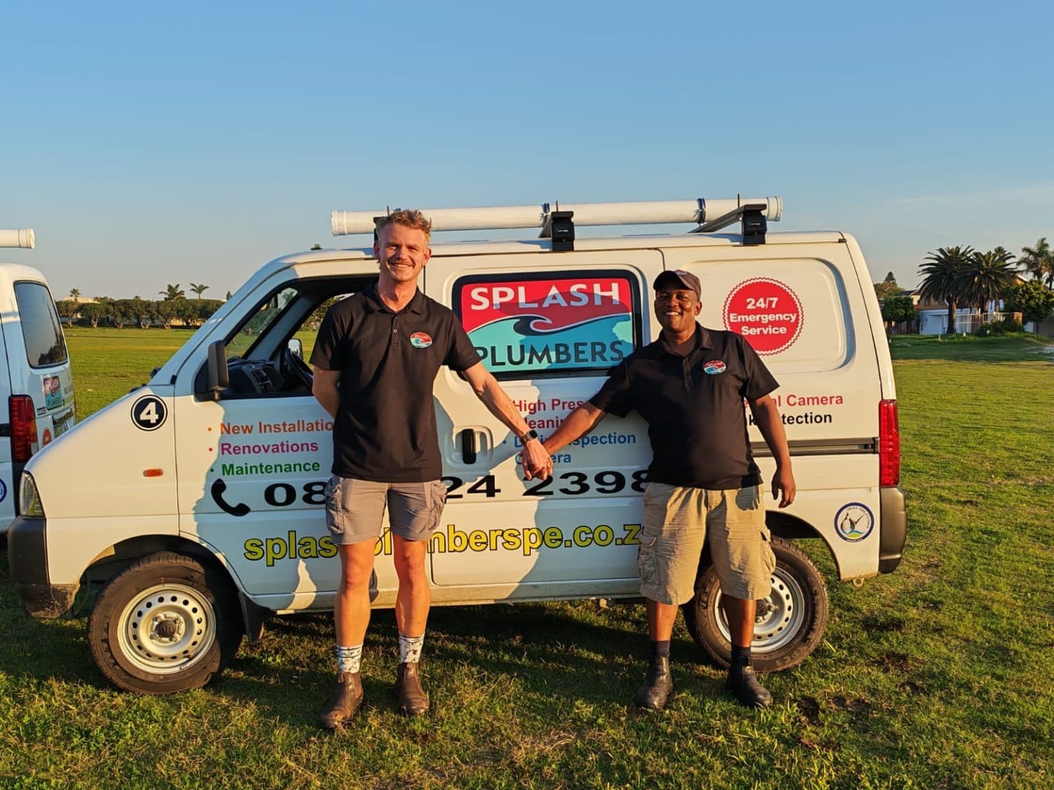 Splash Plumbers team B4 — Jared & Melvin