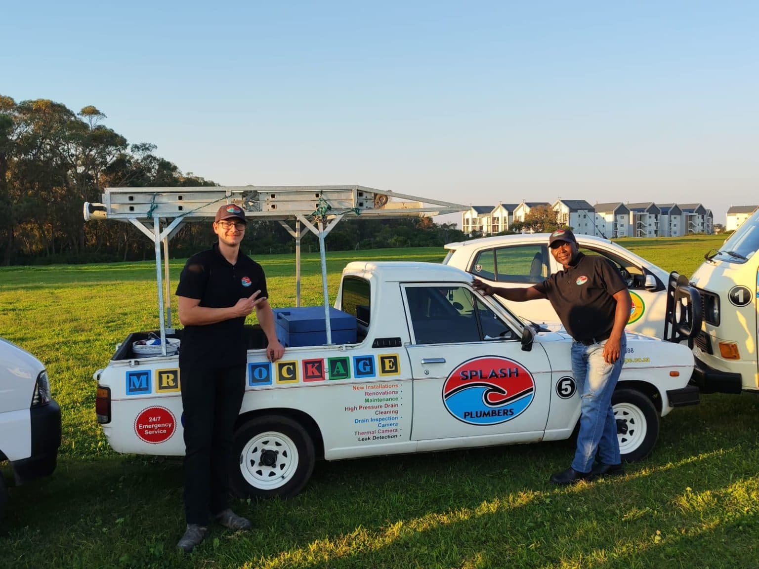 Splash Plumbers team B5 — Zane & Johannes