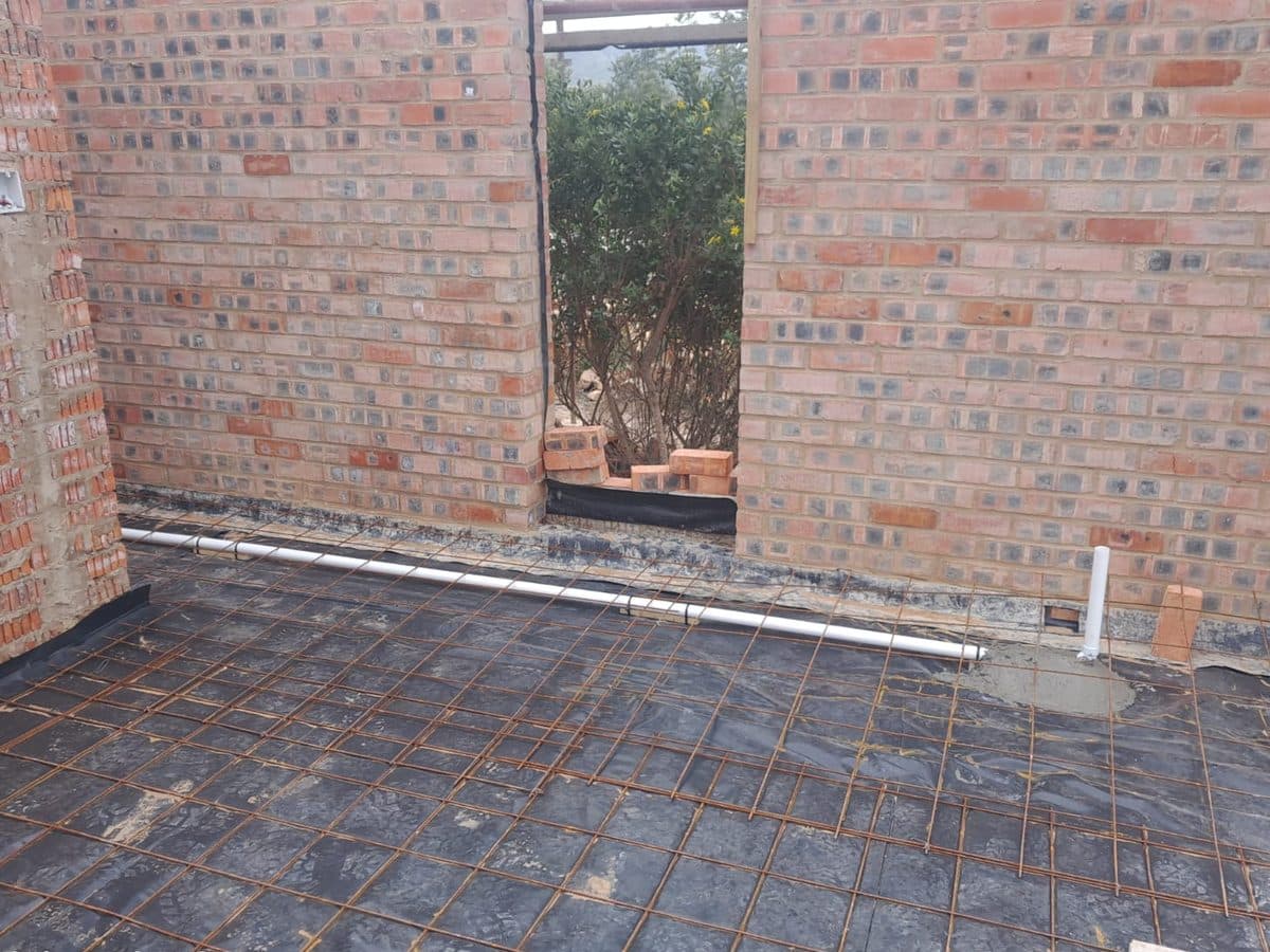 Room under construction ready for floor finishes