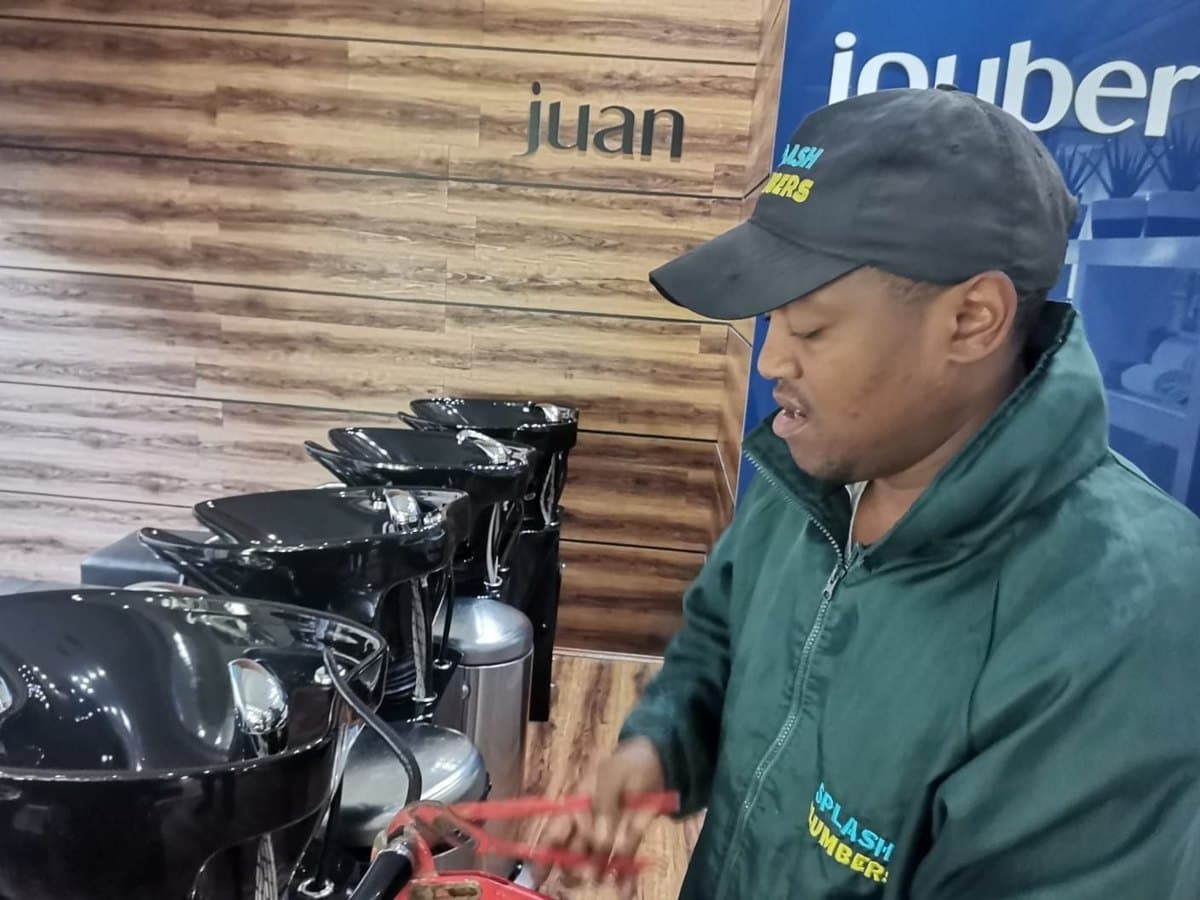 Splash Plumbers technician on site
