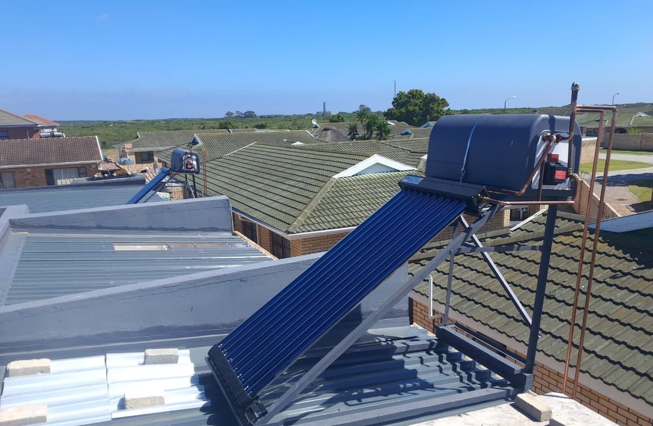 Solar geyser installation in Kabega Park