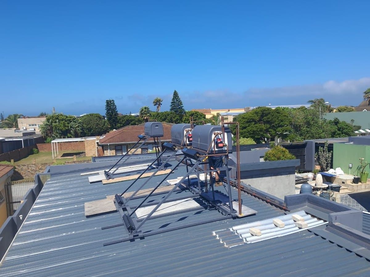 Solar geyser installation completed by Splash Plumbers